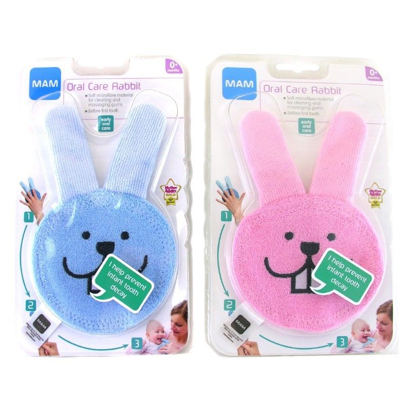 Mam Oral Care Rabbit Toothbrush PEMBERSIH PERAWATAN LIDAH GIGI GUSI RONGGA MULUT BAYI ANAK