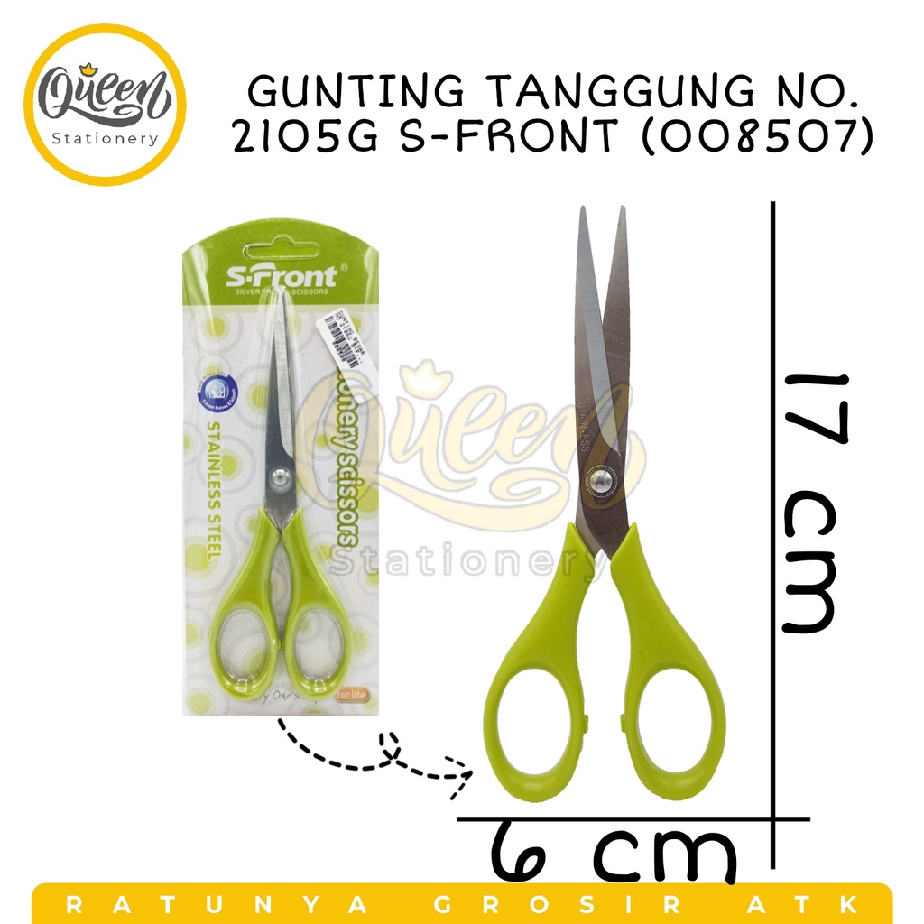 

GUNTING TANGGUNG NO 2105G S-FRONT /GUNTING BESI/GUNTING KERTAS/GUNTING MULTIFUNGSI (008507)