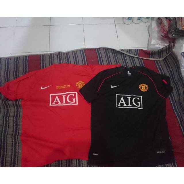 Obral Jersey MU retro 2008 Final Moscow n Away
