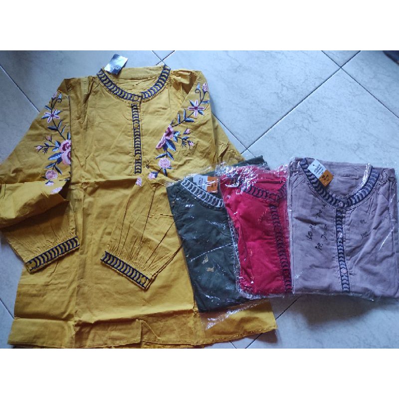 Tunik Katun Bordir Premium
