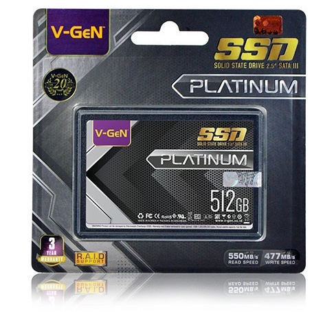 V-GeN 512GB SATA 3 SSD SATA III VGEN