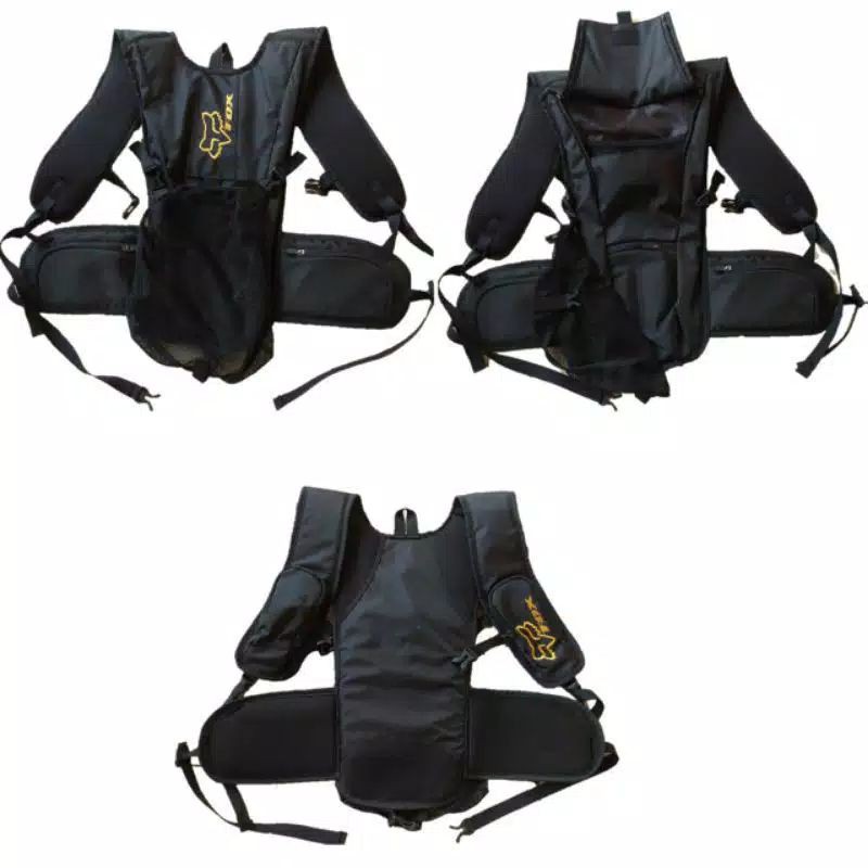Tas punggung Trail motorcross FOX Hitam kuning