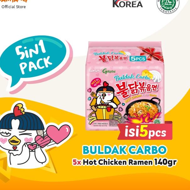 

COD !! 1.1 5 in 1 - Samyang Hot Chicken Ramen Carbonara [KODE 743]