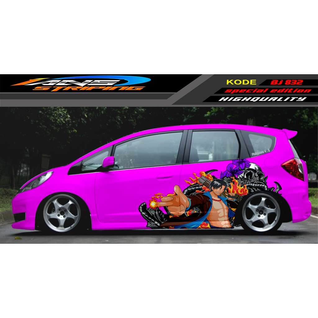 VARIASI STIKER MOBIL / SIGRA, YARIS, SWIFT / DECAL MOBIL / DECAL STICKER MOBIL ANIMASI