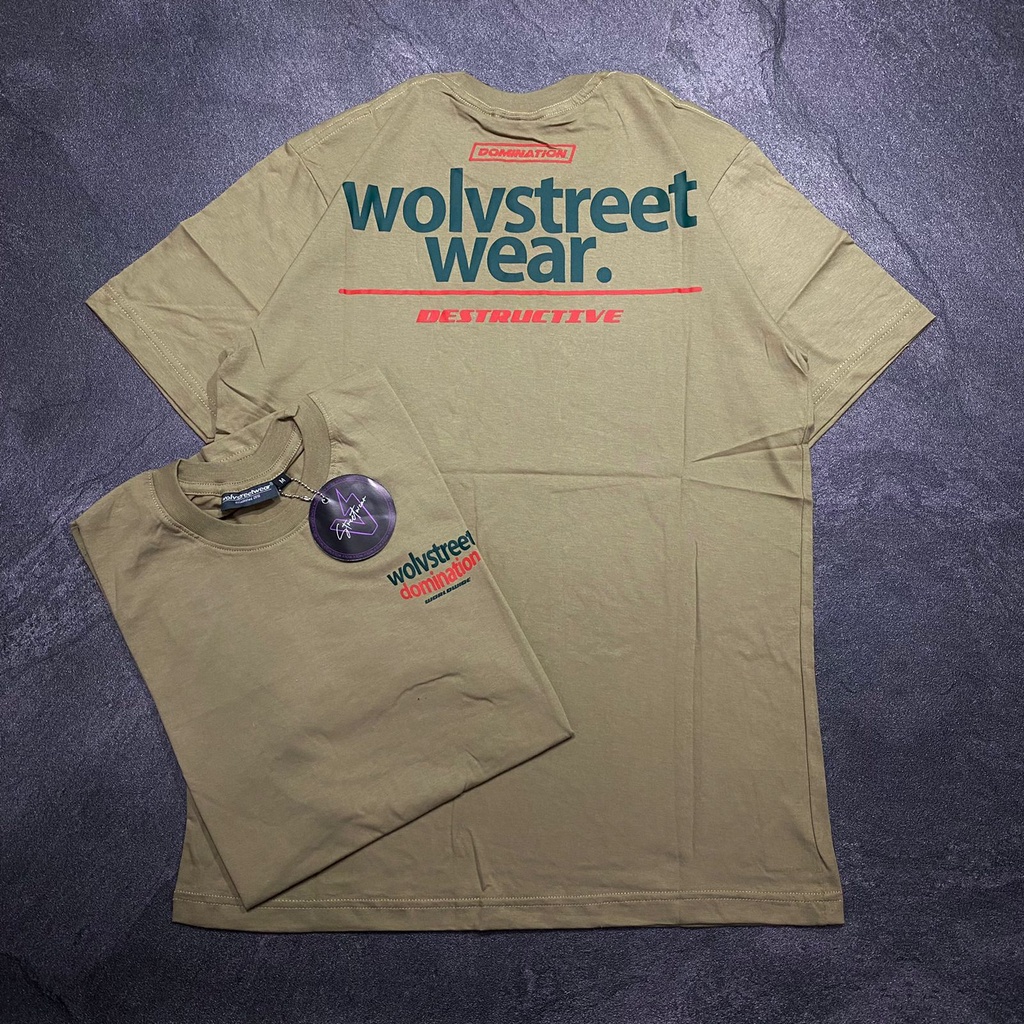 KAOS TSHIRT WOLV ORIGINAL STREETWEAR