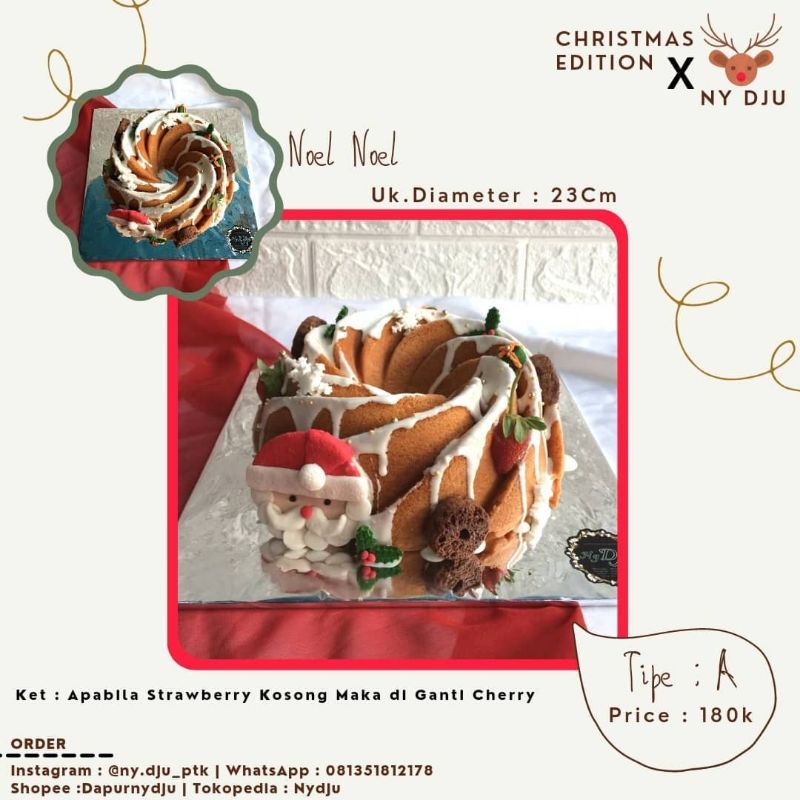 Hampers Christmas 2021/Hampers Natal/Christmas Cake/Christmas GiftBox/Parcel Natal/ Pontianak Only