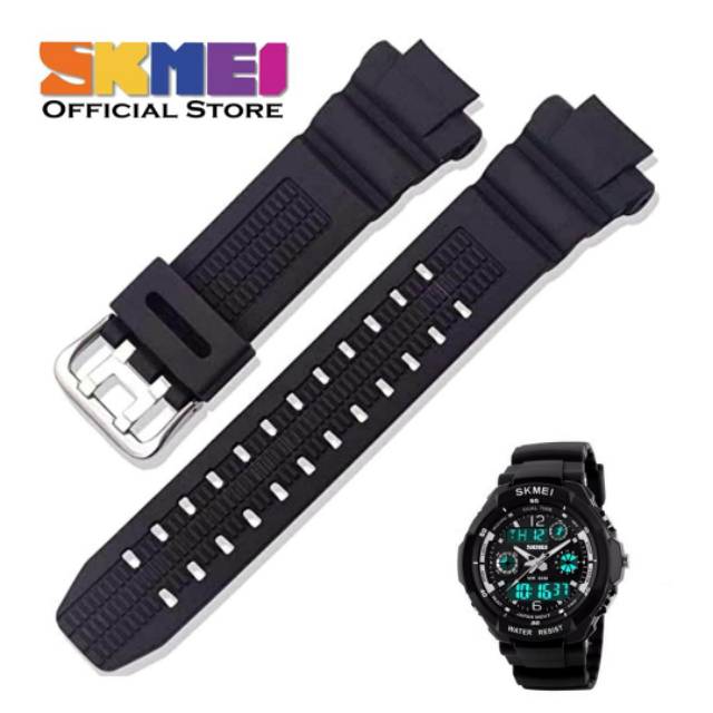 Strap tali jam tangan Skmei 0931 SKMEI 0931 Hitam tali skmei
