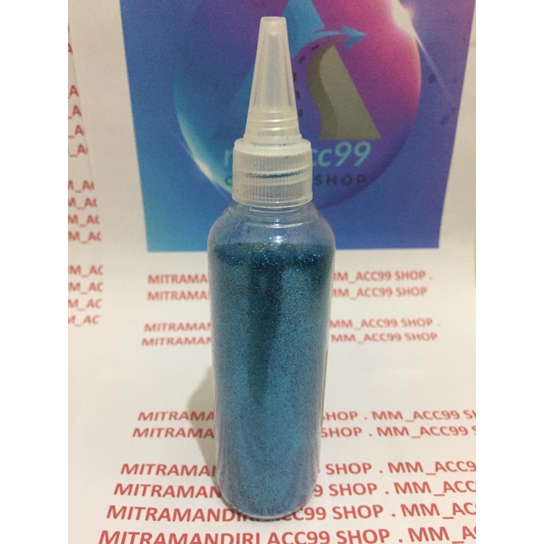 GLITTER Serbuk 80 gram Botol Glitter Powder Gliter Eceran Sablon Resin Pernak Pernik DIY