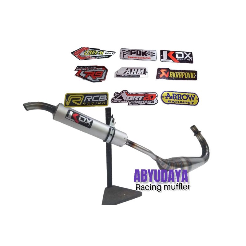 Knalpot satria 2 tak knalpot satria hiu knalpot satria R 120 satria lumba suara kemrincing KDX