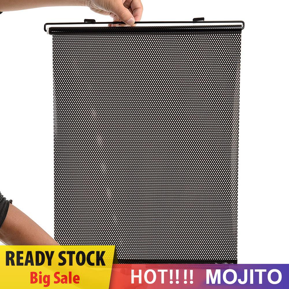 MOJITO Car 40cm x 60cm Auto Retractable Side Window Car Sun Shade Curtain