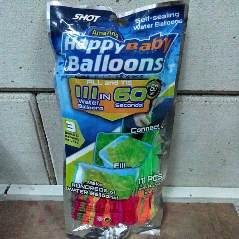 Mainan Balon air untuk tempur ( water ballons ) 111pc in 60 seconds!