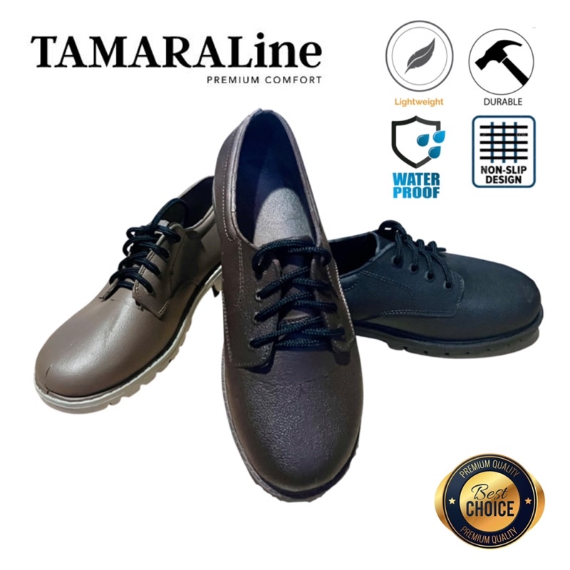 Sepatu Boot Kerja Karet Pria Dewasa / Remaja - TAMARALINE 105 / Bahan Premium Lentur Empuk Ringan Kuat Anti Slip Anti Air Model Sepatu Tali Sporty Outdoor Murah Original