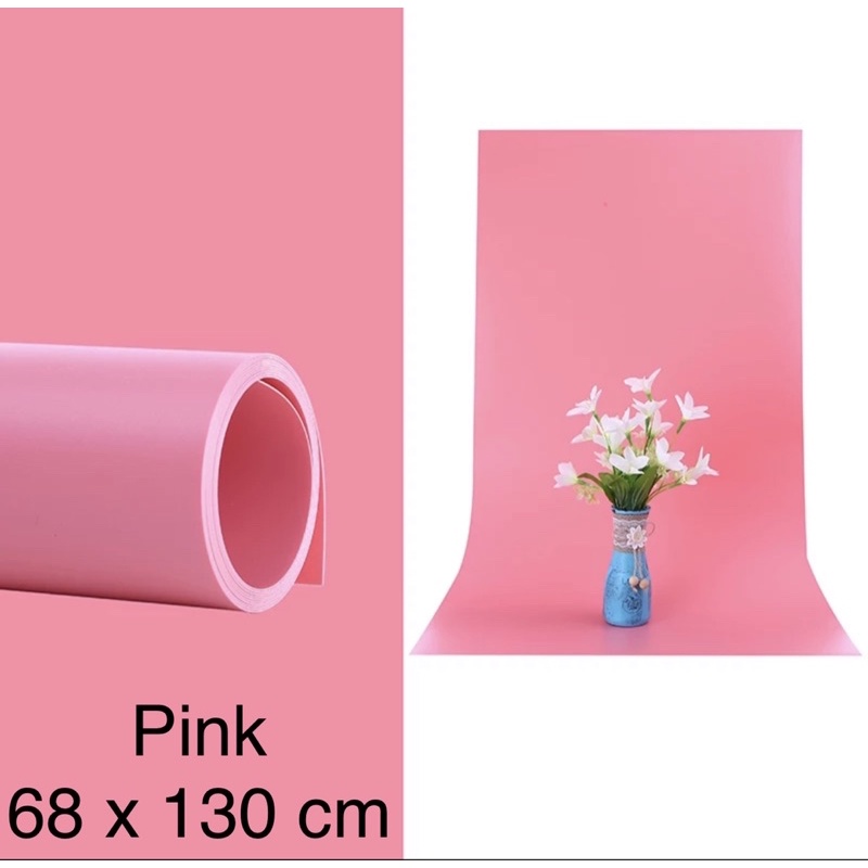 Background Backdrop Alas Foto PVC Produk 68 x 130 cm Waterproof