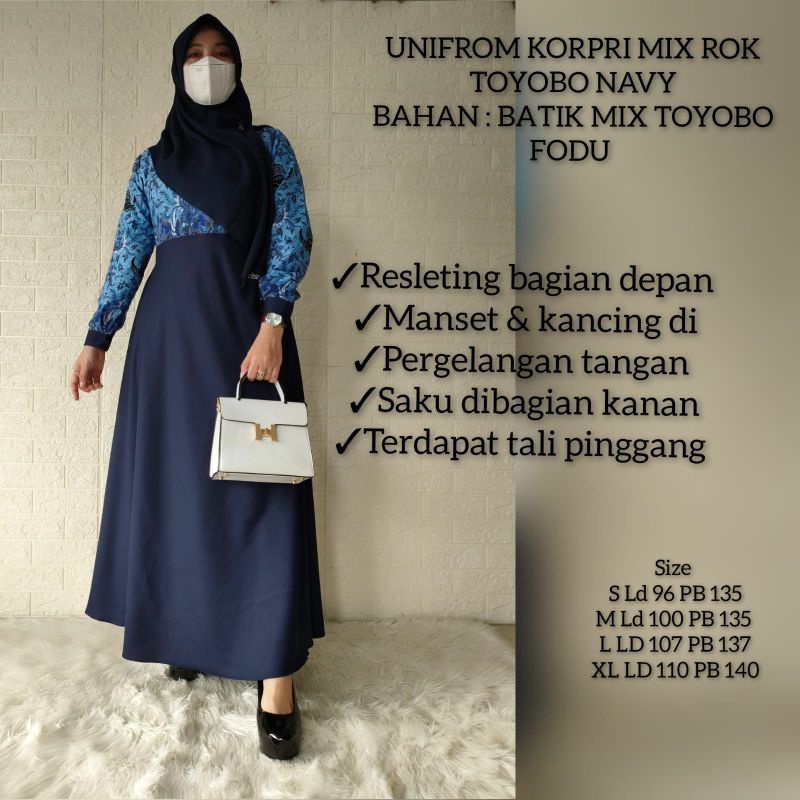 gamis seragam pns korpri