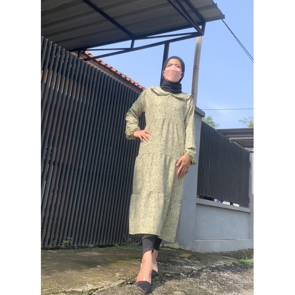 Tunik Midi Dress motif