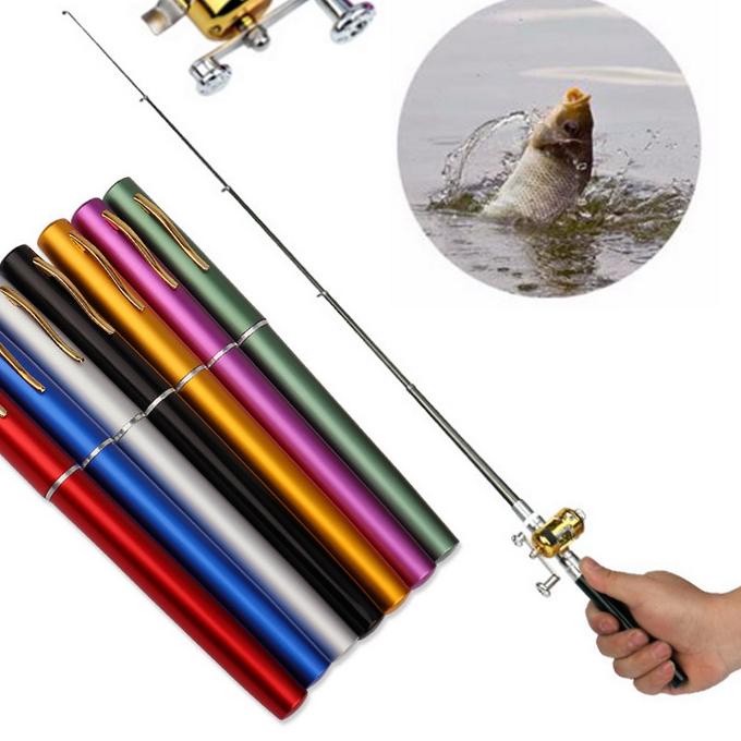 Mini Pen Fishing Rod Pen Joran Pancing Outdoor Joran Fishing Peralatan