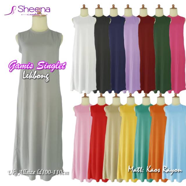 Gamis tanpa lengan/inner gamis