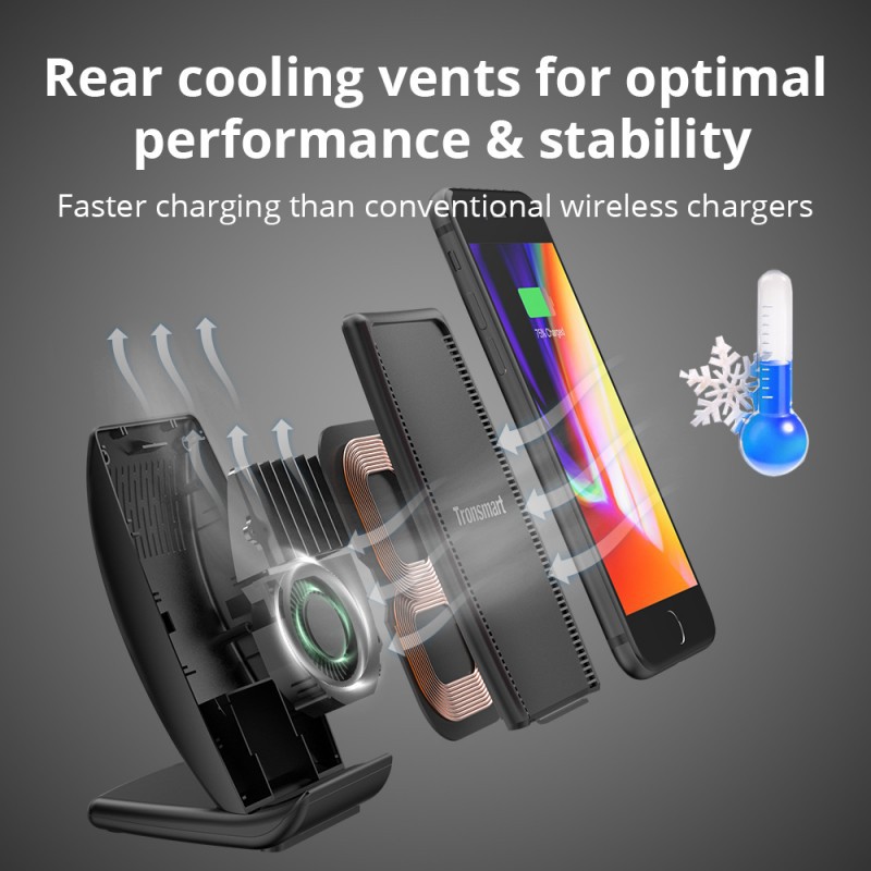Tronsmart WC01 AirAmp Wireless Fast Charger