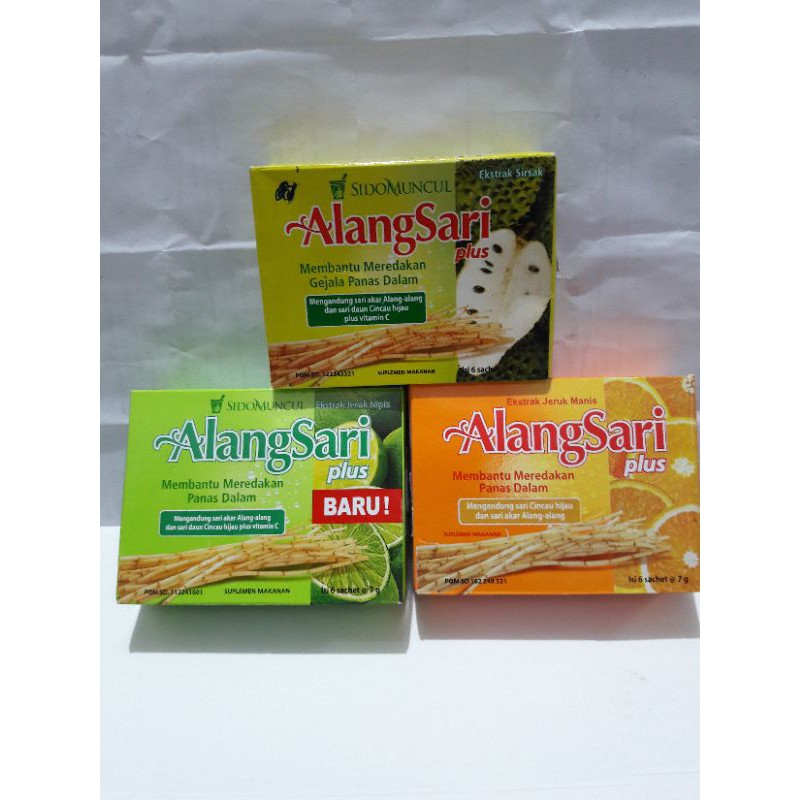 

alang sari plus 1kotak(isi 6scahet)@7g all variant