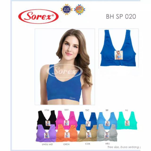 Bh Bra Sport Senam Olahraga Sorex SP020