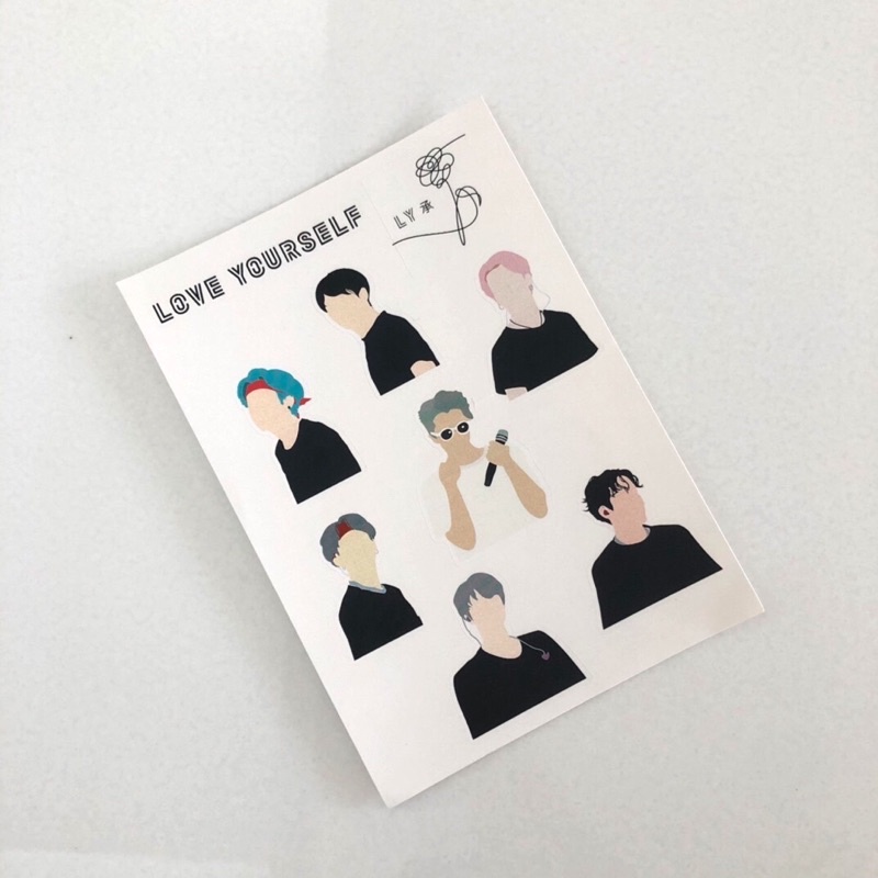 

BTS MEMBER KPOP STICKER