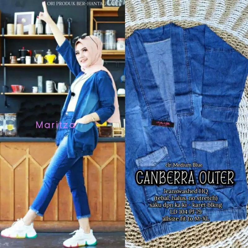 Canberra Outer Jeans Maritza | Blazer Jaket Murah