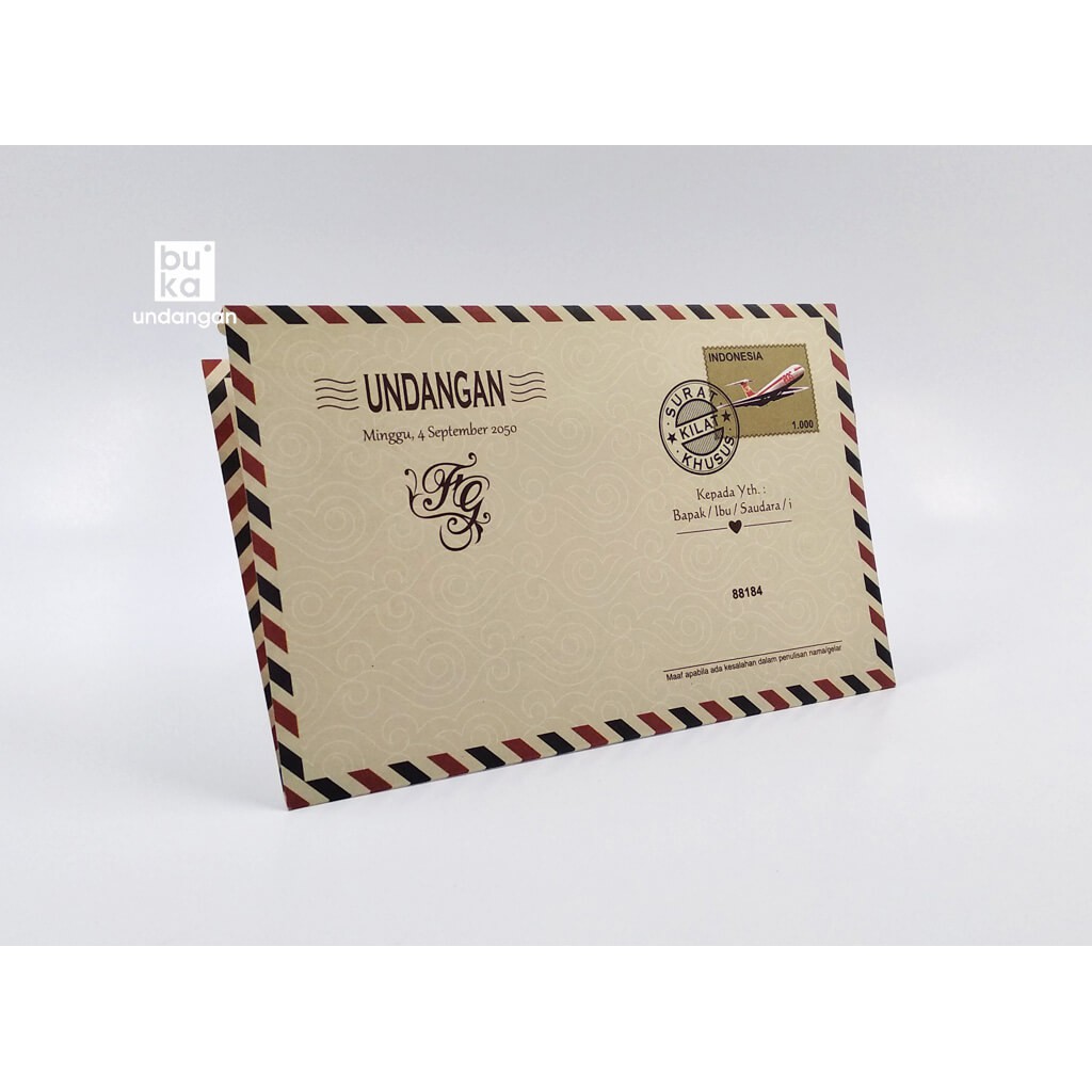 Blanko Undangan Nikah Kosongan ERBA-88184