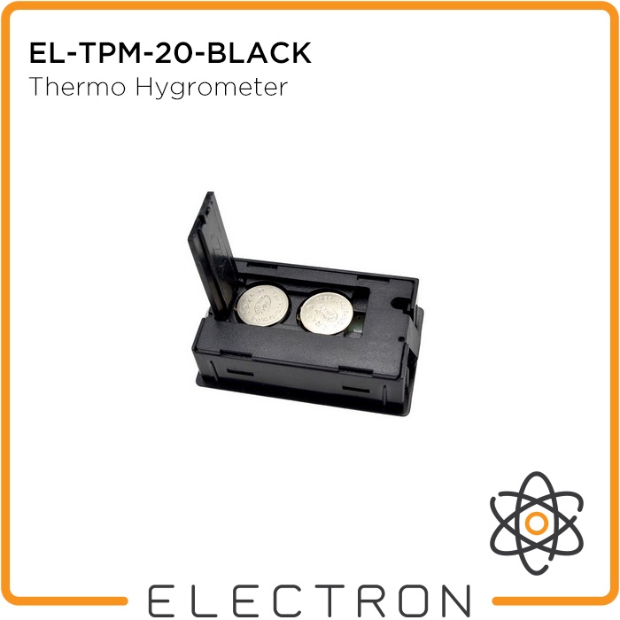 EL-TPM-20-BLACK Thermometer Hygrometer Sensor Suhu Kelembaban Digital