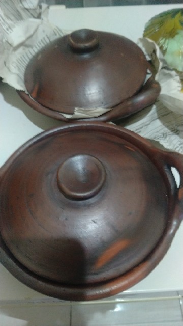 Gerabah | Wajan Tanah Liat Natural / Wajan Serabi D17