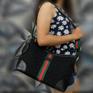  Tas  Wanita Import Gucci  Slingjet Kanvas Semprem Shopee  