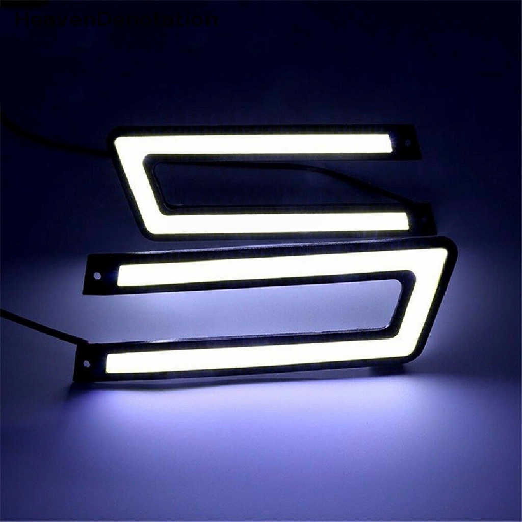 [HeavenDenotation] 1PC U-Shaped 12V LED COB Car Auto DRL Driving Daytime Running Lamp Fog Light