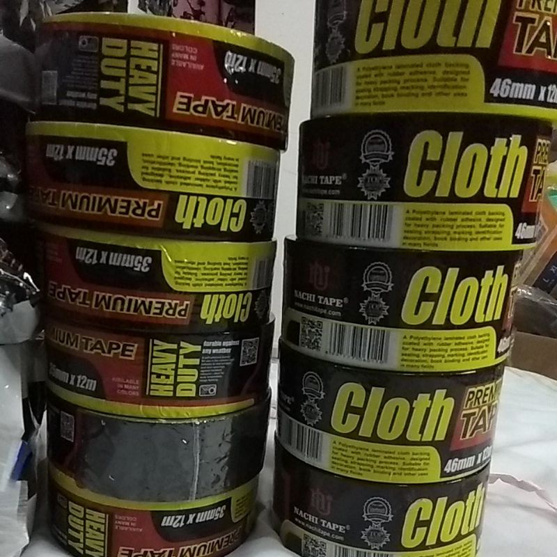 Lakban hitam 46 mmx12m Nachi Tape