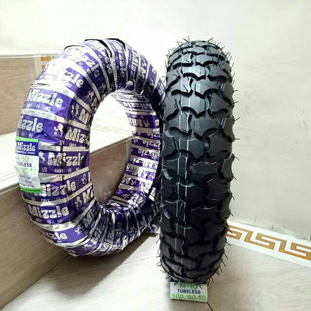 Ban vespa trail mizzle M10 M 10 ring 10 ukuran 100/90 vespa px series excel