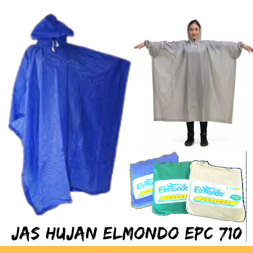 Jas Hujan Poncho Lengan Elmondo Epc 710 Personal