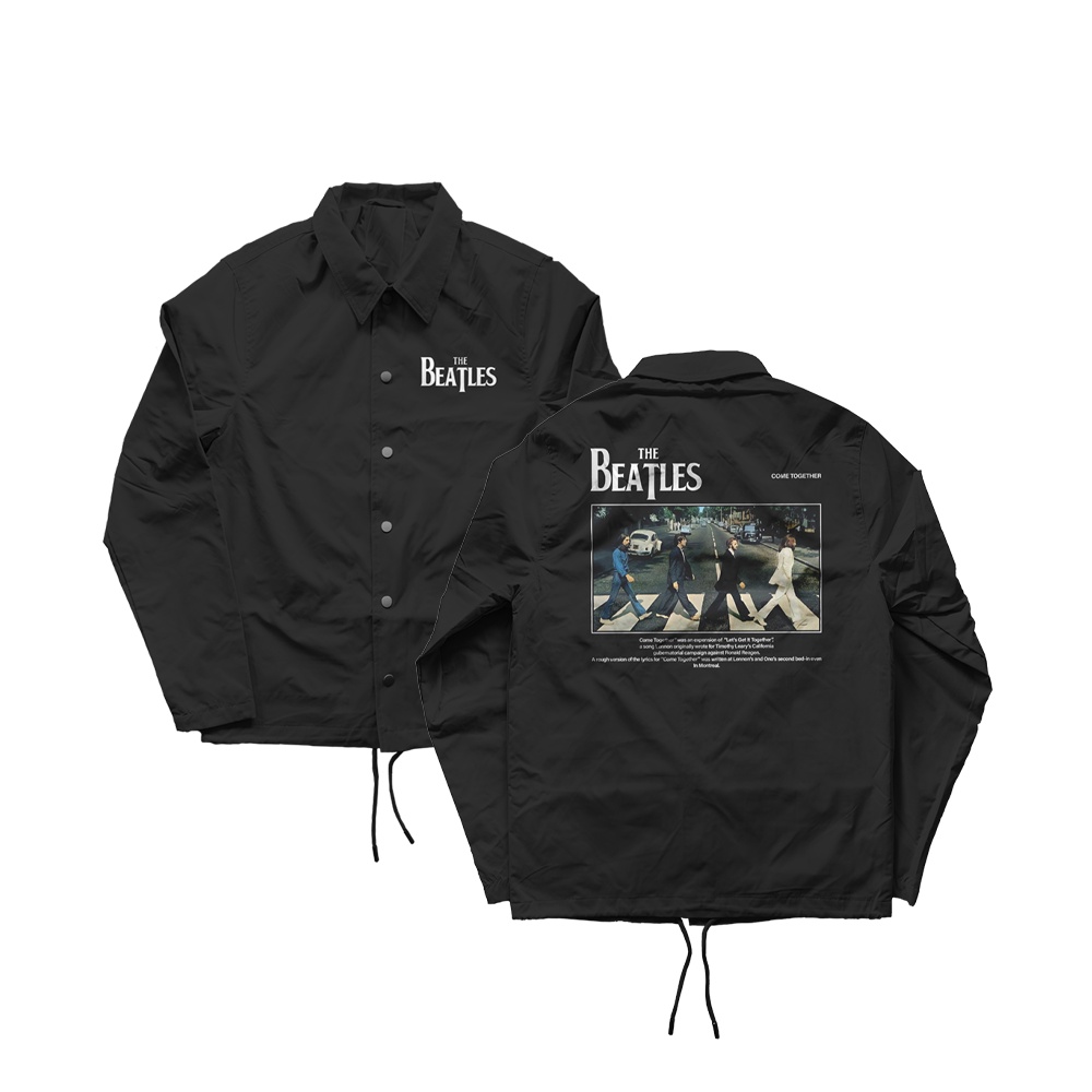 COACH JACKET | COACH JAKET PRIA WANITA BAND THE BEATLES