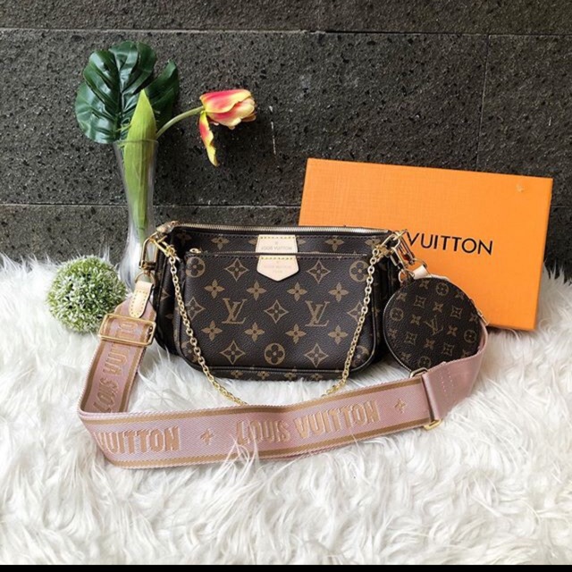 TERMURAH LV multi pochette 3 piece suite accesories ORIGINAL