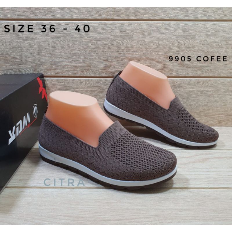 Sepatu Slip On Import Rajut Vdm