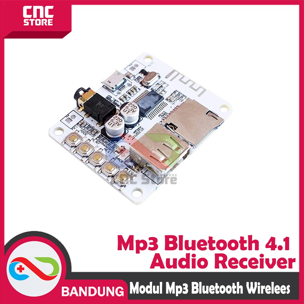 MP3 WIRELESS BLUETOOTH AUDIO RECEIVER BOARD MODULE WITH USB TF CARD