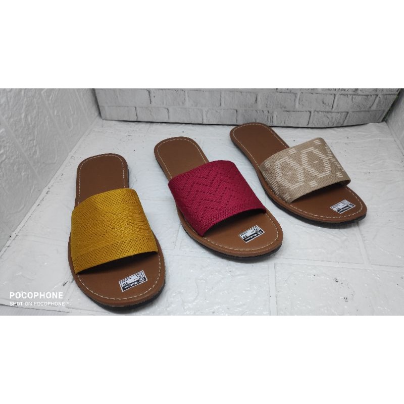 SANDAL TASIK RAJUT IMPORT