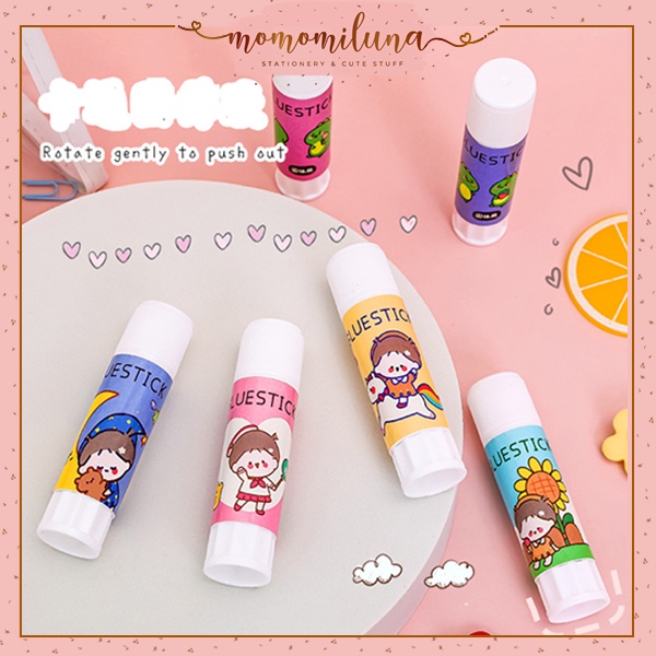 

Cartoon glue stick lem stik perekat kertas lucu cute lem batangan MK1313