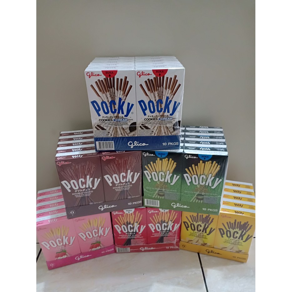 

POCKY POCKY MANGO, CHOCO BANANA DAN STRAWBERRY