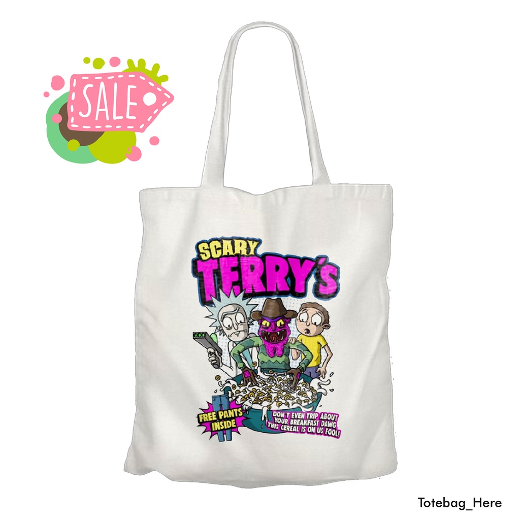 Tote Bag baby kanvas custom gambar 30 x 40