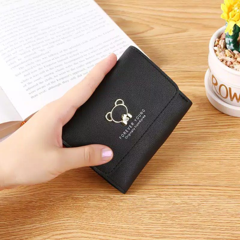 *ALIBABA1688*COD Dompet Impor DompetLipat Wanita Pendek 6021 / A40 Warna Warni Forever Young Mini C9-3
