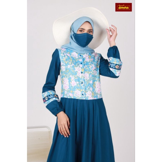 Abaya Dannis Terbaru A220101 Gamis Dress Fashion Muslim Jubah