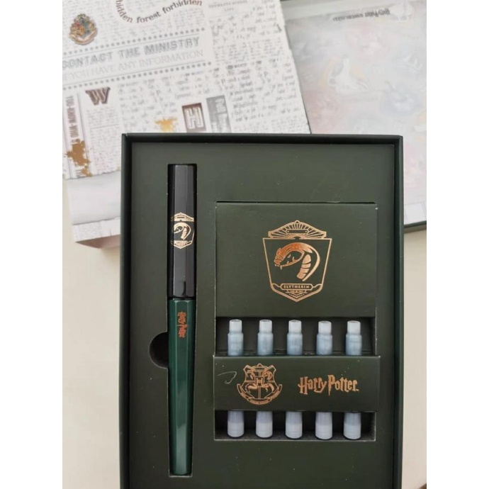 

(BISA COD) Harry Potter Fountain Pen Little Shooting Star Platinum Fine Nib TERBAIK Kode 28