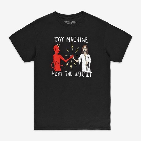 Toy Machine Bury The Hatchet Black Tee