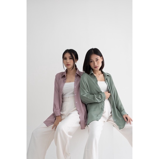 IWEARGRACIE - RIN SILK SHIRT / KEMEJA WANITA / KEMEJA KERJA / ATASAN WANITA