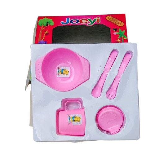 Feeding Set JOEYI KECIL | Tempat MAKAN SET KECIL |Kado Bayi Baby