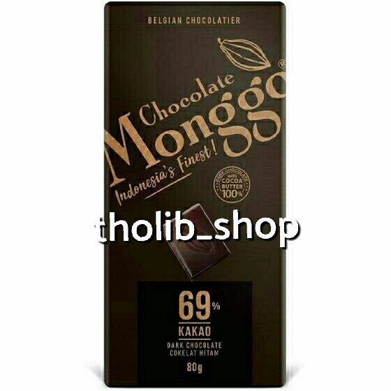 

monggo dark chocolate 69% - coklat hitam 80gr