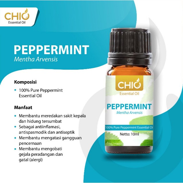 BUY 1 GET 1  CHIO PEPPERMINT ESENSIAL OIL